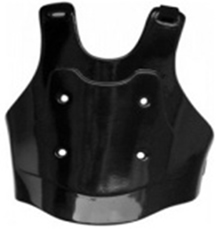 Taekwondo Chest Guard Dipped Foam Black